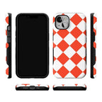 Red Checkerboard | High Contrast Design Case