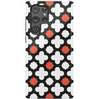 Red Lattice Tile | High Contrast Design Case