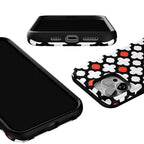 Red Lattice Tile | High Contrast Design Case