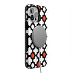 Red Lattice Tile | High Contrast Design Case