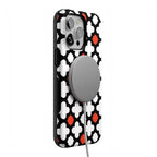 Red Lattice Tile | High Contrast Design Case