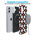 Red Lattice Tile | High Contrast Design Case