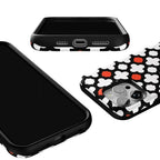 Red Lattice Tile | High Contrast Design Case