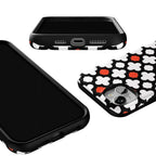 Red Lattice Tile | High Contrast Design Case