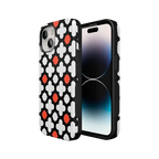 Red Lattice Tile | High Contrast Design Case
