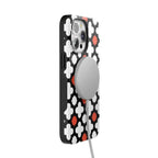 Red Lattice Tile | High Contrast Design Case