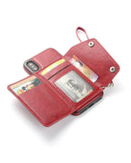 Red Vegan Leather | Wallet Case