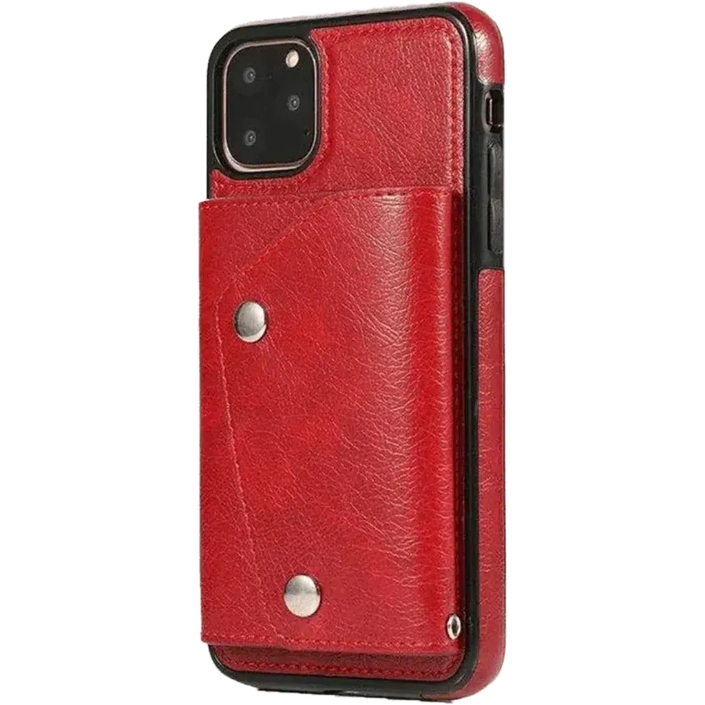 Red Vegan Leather | Wallet Case