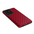 On the Dot | Maroon Polka Dot Case
