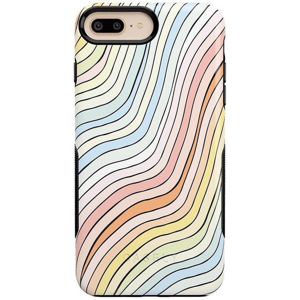 Ride The Wave | Pastel Rainbow Lined Case