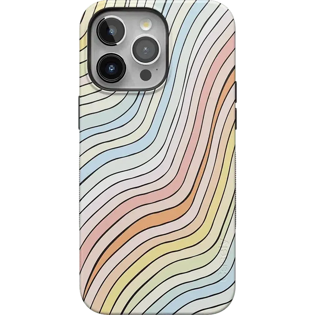 Ride The Wave | Pastel Rainbow Lined Case
