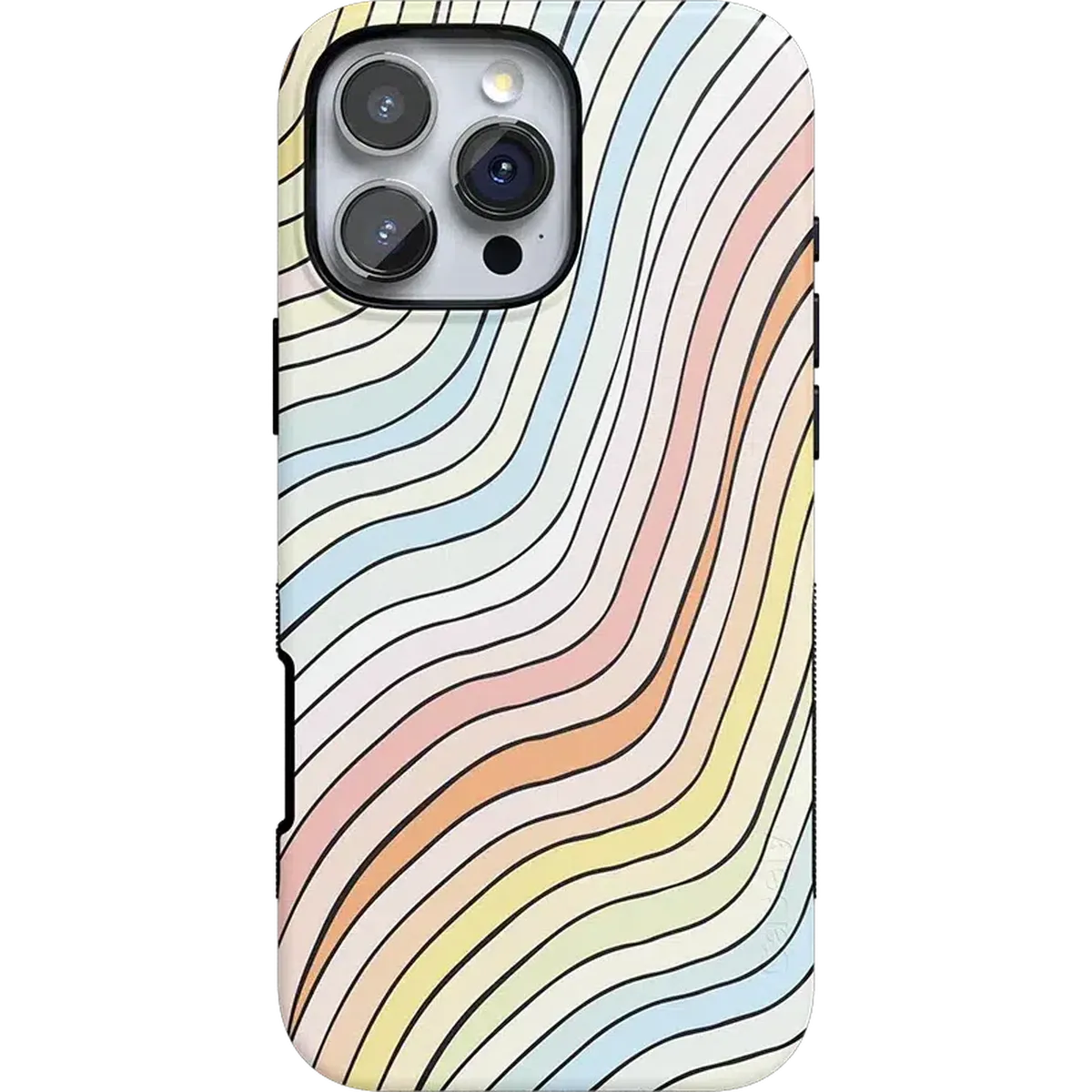 Ride The Wave | Pastel Rainbow Lined Case