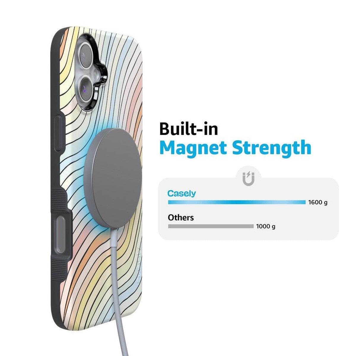Ride The Wave | Pastel Rainbow Lined Case