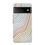 Ride The Wave | Pastel Rainbow Lined Google Pixel Case