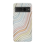 Ride The Wave | Pastel Rainbow Lined Google Pixel Case