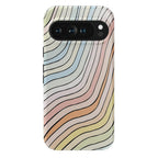 Ride The Wave | Pastel Rainbow Lined Google Pixel Case