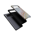 Ride The Wave | Pastel Rainbow Lined Google Pixel Case