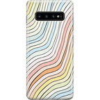 Ride The Wave | Pastel Rainbow Lined Samsung Case