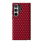 On the Dot | Maroon Polka Dot Case