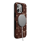 Teddy Bows | Brown Polka Dot Case