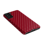 On the Dot | Maroon Polka Dot Case