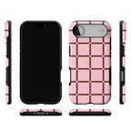 Uptown Gridlock | Pink Checkerboard Case