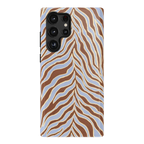 Untamed | Brown & Blue Zebra Case