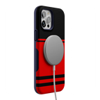 Storm Warning | Black & Red Stripes Case