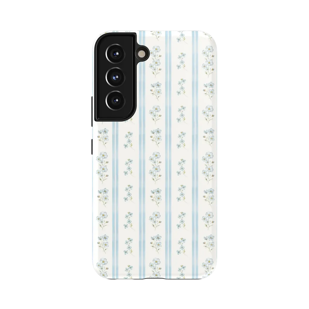 Cottage Stripe | Blue Floral Case