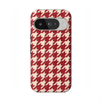 Scarlet Stitch | Red Houndstooth Case