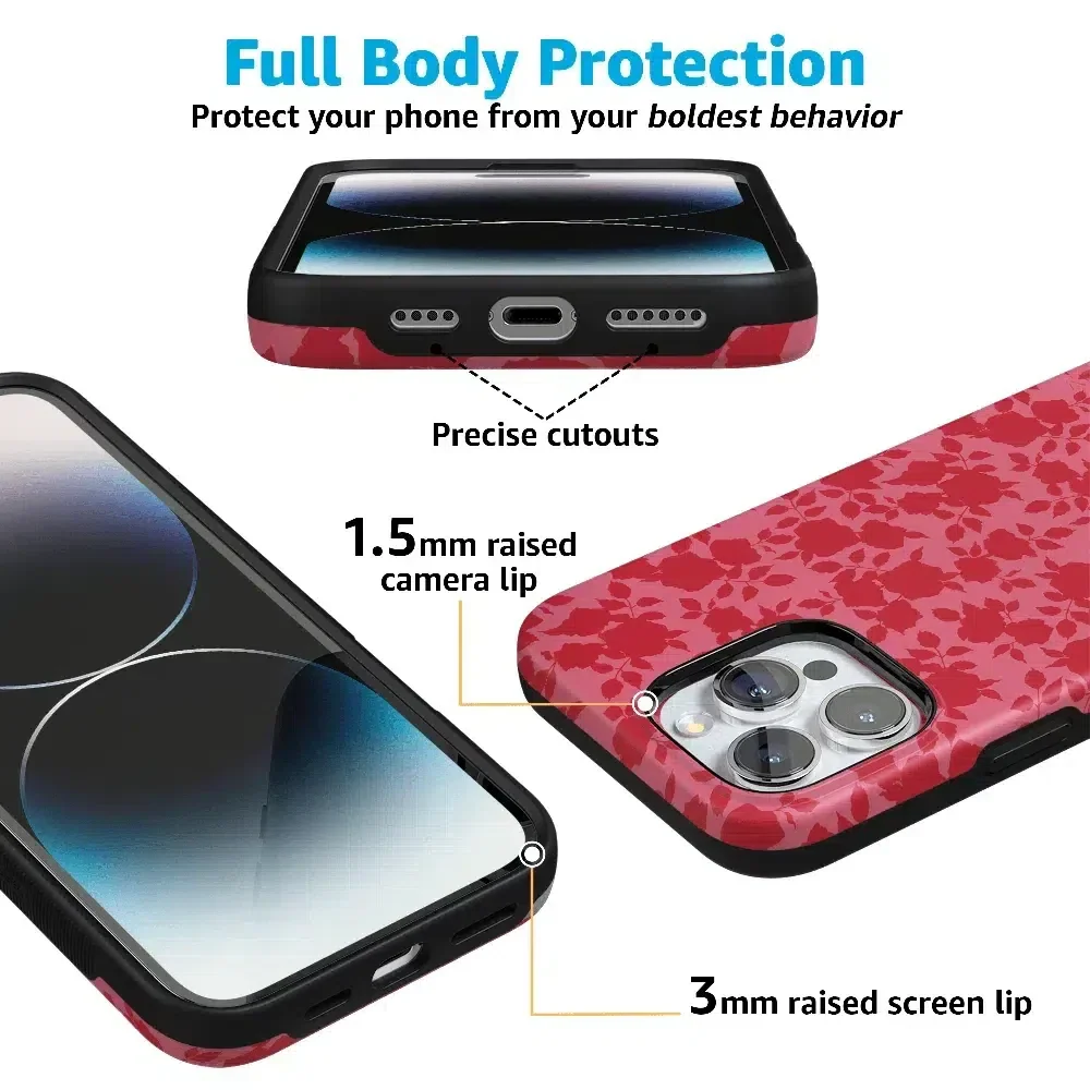 Rose Garden | Red Aesthetic Case