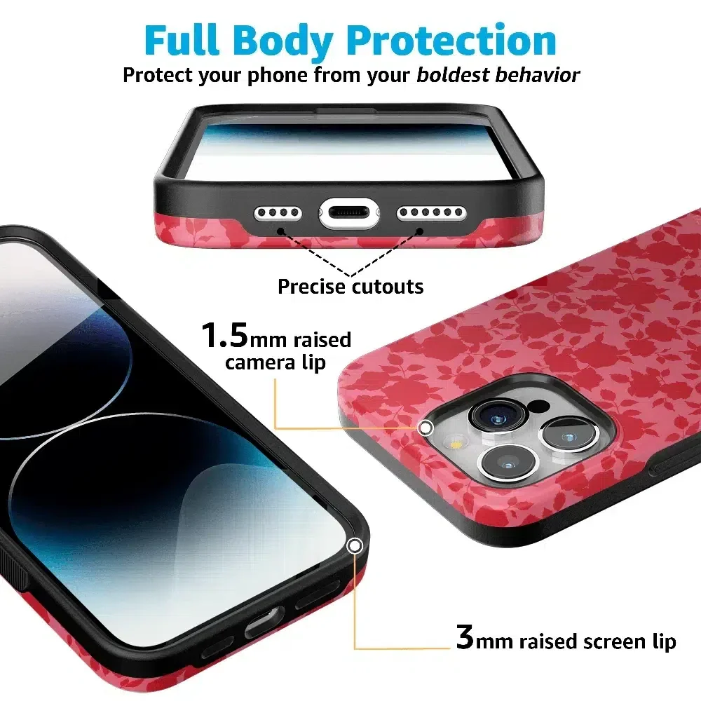 Rose Garden | Red Aesthetic Case