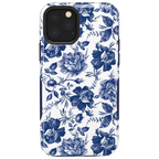 Rose to Fame | Blue & White Rose Floral Case