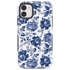 Rose to Fame | Blue & White Rose Floral Case