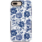 Rose to Fame | Blue & White Rose Floral Case