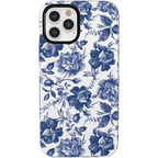 Rose to Fame | Blue & White Rose Floral Case