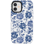 Rose to Fame | Blue & White Rose Floral Case