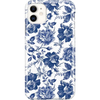Rose to Fame | Blue & White Rose Floral Case