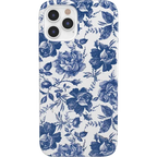 Rose to Fame | Blue & White Rose Floral Case