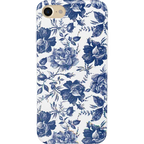 Rose to Fame | Blue & White Rose Floral Case