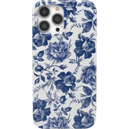 Rose to Fame | Blue & White Rose Floral Case