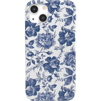 Rose to Fame | Blue & White Rose Floral Case