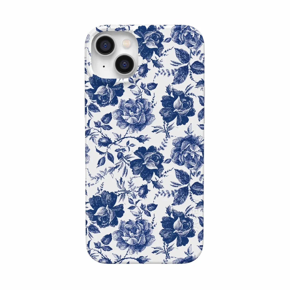 Rose to Fame | Blue & White Rose Floral Case