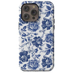 Rose to Fame | Blue & White Rose Floral Case