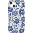 Rose to Fame | Blue & White Rose Floral Case