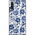 Rose to Fame | Blue & White Rose Floral Samsung Case