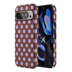 Spotted in SoHo | Burgundy Polka Dot Case
