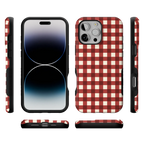 Checked Twice | Red Plaid Case