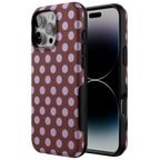 Spotted in SoHo | Burgundy Polka Dot Case