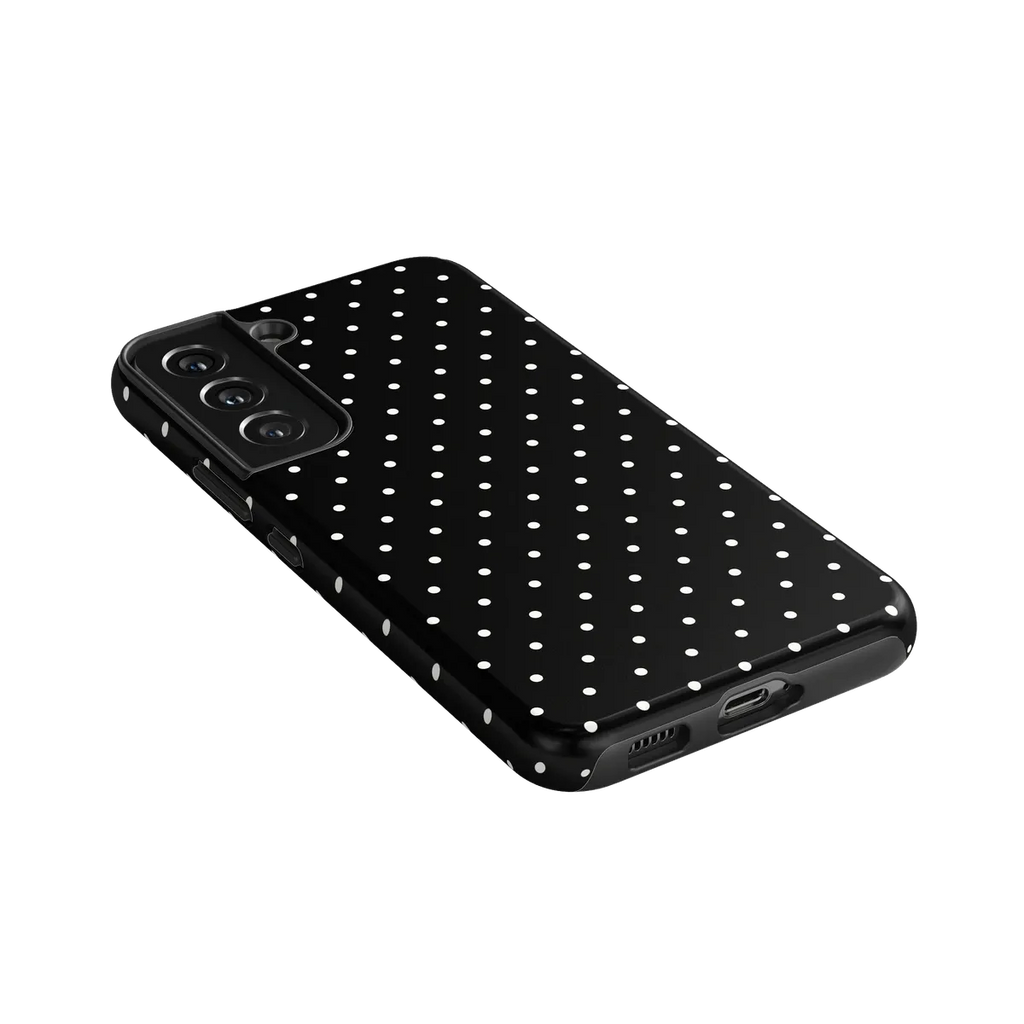 On the Dot | White Polka Dot Case
